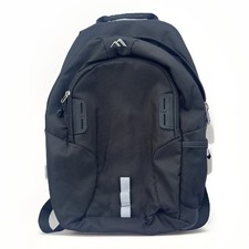 Brenthaven Black Solid Laptop Backpack, Padded Compartment, Adjustable Straps picture