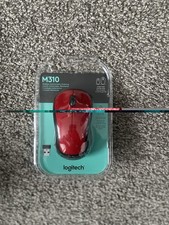 LOGITECH M310 WIRELESS OPTICAL MOUSE, Ambidextrous - Red picture