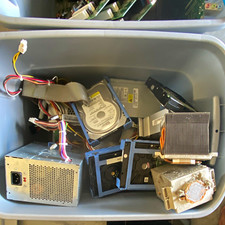 40 Pounds of Assorted Computer Parts Scrap motherboards ,CDROM,HDDs picture