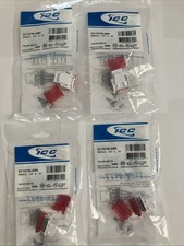 ICC IC1078L6WH CAT6 RJ45 Keystone Jack Wall Plate Ethernet Cable Connectors 4 Pc picture