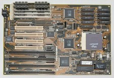 ASUS PCI/I-P54SP4 Socket 5 ISA Retro Motherboard + Pentium 100MHz + 32MB RAM picture