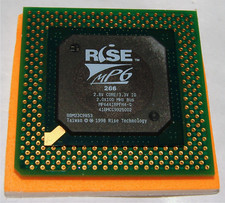 Rise MP6 266Mhz CPU Kirin for Socket 7 motherboards NEW NOS very rare CPU picture