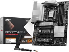 MSI PRO X870-P WiFi ProSeries Motherboard (AMD Ryzen Silver, Black, White picture