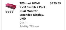TESmart HKS0401A1U 4K 4-Port HDMI KVM Switch picture