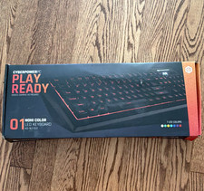 CyberPowerPC Play Ready Wired Illuminated Gaming Keyboard KB-161-103 picture