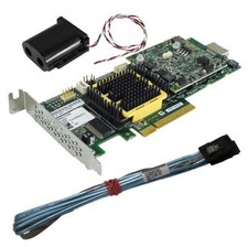 Adaptec ASR-5405Z SAS/SATA RAID Controller + BBU ZMM-100CC + Cable #2 Low Pro... picture
