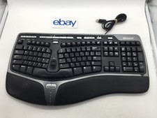 Microsoft Natural Ergonomic Keyboard 4000 v1.0 KU-0462 USB Wired FREE S/H picture