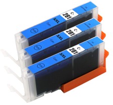 Color Ink  Cartridges + chip for 280XXL 281XXL Canon PIXMA TR7520 TR8520 TS6120 picture