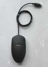 Macway ADB One Button Mouse for Apple PowerBook Black Rare Tested Japan TB00 1.0 picture