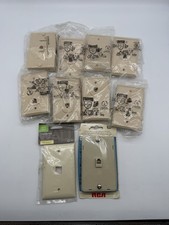 Lot of 10 New Telephone Wall Jack Plates Suttle On-Q RCA Phone Parts picture