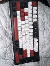MageGee 75% Mechanical Gaming Keyboard Black Gray LED Backlit Key USB + Red Keys picture