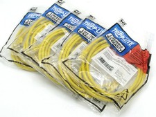 Tripp-Lite N201-007-YW Cat6 Ethernet Cable (RJ45 M/M), Yellow, 7ft, 5pc Lot picture