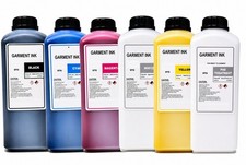 NEW PREMIUM COMPATIBLE GARMENT REFILL BULK INK FOR KORNIT PRINTHEADS (1,000ML) picture