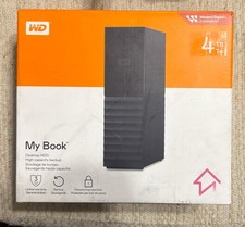 WD My Book - 4TB External Desktop HDD, 5400 RPM, 3.5