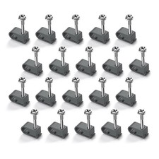 Starlink Cat5 Cable Screw In Clips Flex Wire Management Antenna Dish 20 Pieces picture