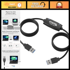 USB Data Transfer Cable - Fast File Sharing, Unlimited Use, Compatible with PC & picture