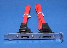 SATA-ES2P Serial ATA internal to external Bracket DUAL ESATA picture