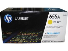 HP CF452A (655A) Yellow Toner Cartridge Genuine OEM Original picture