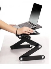 Executive Office Solutions Adjustable Aluminum Laptop Desk -Black picture