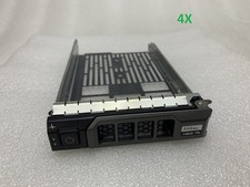 Lot of 4 Dell PowerEdge 3.5-inch SAS / SATA  Hard Drive Caddy Tray picture