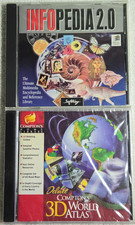 InfoPedia 2.0 + Comptons 3D World Atlas - Windows 95/98 Educational Software New picture