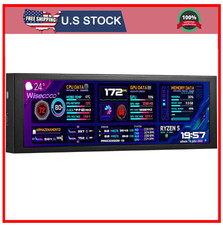 wisecoco 7.84 Inch Mini Monitor HD IPS 1280x400 Secondary Screen Stretched Ba picture