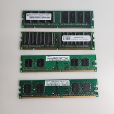 VTG Computer RAM Lot 4 Sticks Micron PC133 Avant PC100 Samsung 256MB DDR2 picture