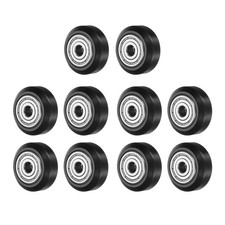 3D Printer POM Rollers, 10pcs High-Speed Gantry Wheels with 625ZZ, Black picture