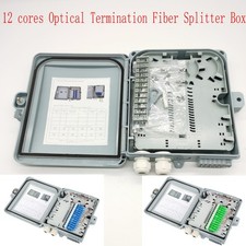 12 Core SC Outdoor Fiber Optic Termination Box FTTH Optic Splitter Distribution picture