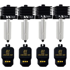 4 Pack P2S Hotend Nozzle Set 0.2MM 0.4MM Hardened for Bambu Lab Accessories picture
