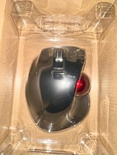 Elecom M-XT4DRBK-G Mouse Wireless Trackball (Thumb) Left Hand Only Red Ball New picture