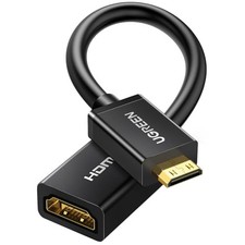 UGREEN Mini HDMI to HDMI Converter Adapter High-Speed Mini Male to Female HDMI picture