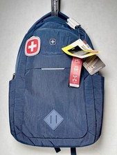 SWISSGEAR Lightweight Slimside Laptop Backpack Navy Blue – New with Tags picture