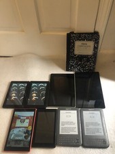 Lot Of 8 Amazon Kindle D00901 - M8S26G - L5S83A -SQ46CW - T76N2B-Parts Or Repair picture