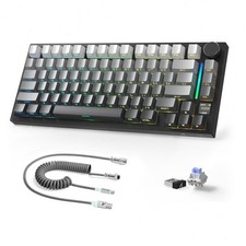 ATTACK SHARK X820Ultra 75% Tri-mode Gasket Keyboard Gradient Side Print PBT TFT picture