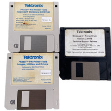 Tektronix Phaser PXi Printer Tools Driver Utilities Windows 3.0 v2.1 1991 1992 picture