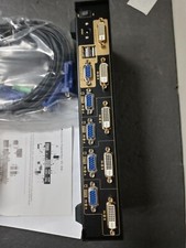 KLau- 4 Port KVM Switch Dual Monitor W/Audio & USB 2.0 Hub, CKLau-842UD picture