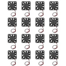 16Pcs 12V Mini Cooling Computer CPU Fan - Small 40x40x10mm DC Brushless 2-pin picture