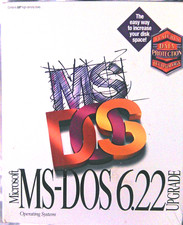 NEW SEALED MICROSOFT MS-DOS 6.22 OPERATING SYSTEM UPGRADE 3.5