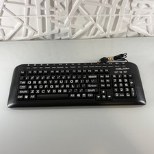 Keys U See Large Print Keyboard - USB Wired YKB-LP-BUSBP2 TESTED&WORKS  picture
