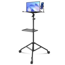 Projector Stand with Wheels, Laptop Stand Tripod Adjustable Height from 31.3 to picture