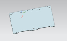 1pcs double dragon IDEX 3D Printer CNC MIC6 aluminum bed build plate for Voron0  picture