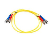 Monoprice Fiber Optic Cable, ST/ST, Single Mode Duplex 1 Meter (9/125 type) NEW picture