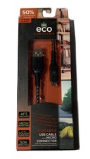 USB Cable iPhone iPad iPod Eco Survivor 4 Ft Lightning Connector 50K Bend Cycle  picture