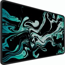 Large Mouse Pad, 31.5x15.7 inch Large Extended Computer Keyboard Mouse Mat, Wate picture