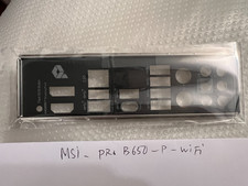 MSI PRO B650-VC WIFI , MSI PRO B650-P WIFI  IO SHIELD BACK PLATE ( BLACK ) picture