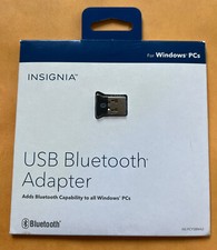 Insignia- Bluetooth 4.0 USB Adapter NS-PCY5BMA2 Connects Bluetooth To PC New picture