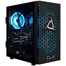 CLX SET Liquid Cooled Gaming Desktop, R5 9600X, 32GB, 1TB SSD,RTX 4060,W11H picture