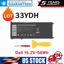 ✅Lot 10 33YDH Battery for Dell Latitude 3380 3480 3490 3580 3590 Inspiron 7577 picture