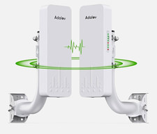 Adalov AI CPE Wireless/Wired Ethernet (RJ-45) Bridge PoE 24V-48V White picture